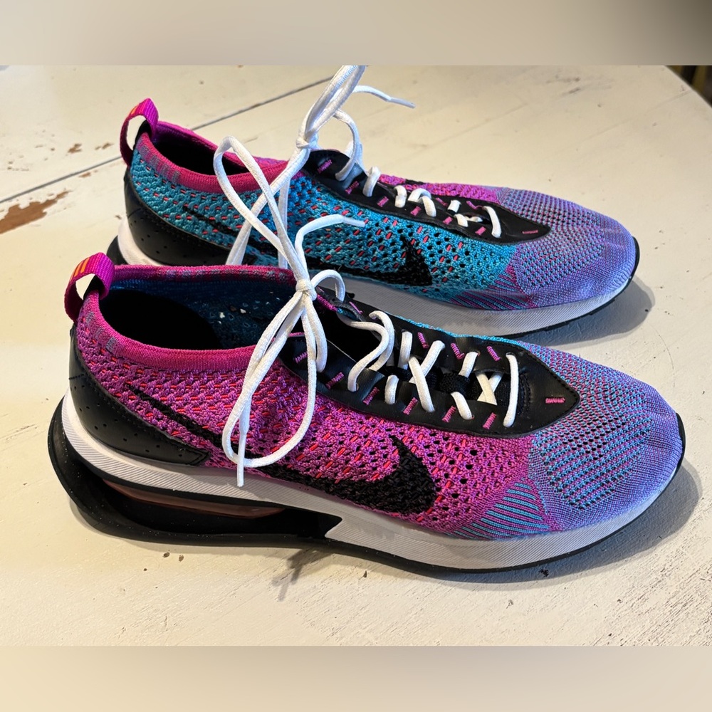 Nike Women’s Knit Running Sneakers in Pink & Teal